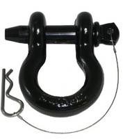 Smittybilt D-Ring Shackle 6.5T with Black Finish