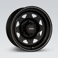 Speedy Black Wheel, 6/5.5 (6/139.7) 15x8