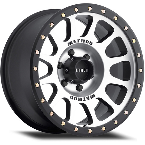 Method NV 305 Black/Machine 6/5.5 (6/139.7) 17x8.5